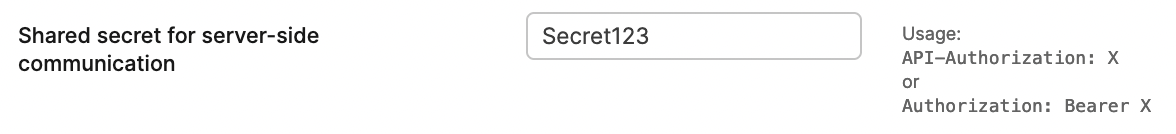 Server-side auth